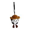 Plush Cartoon Sports Ball Keychain With Soft Filling For Kids Gift
