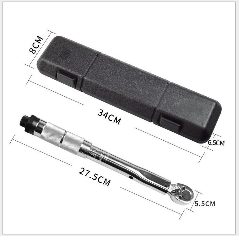 Adjustable Ratchet Torque Wrench (1/4", 5-25 Nm) - Hardware Tool