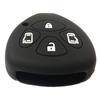ZIAN 4 Button Blank Key Case for Toyota Cars, Smart