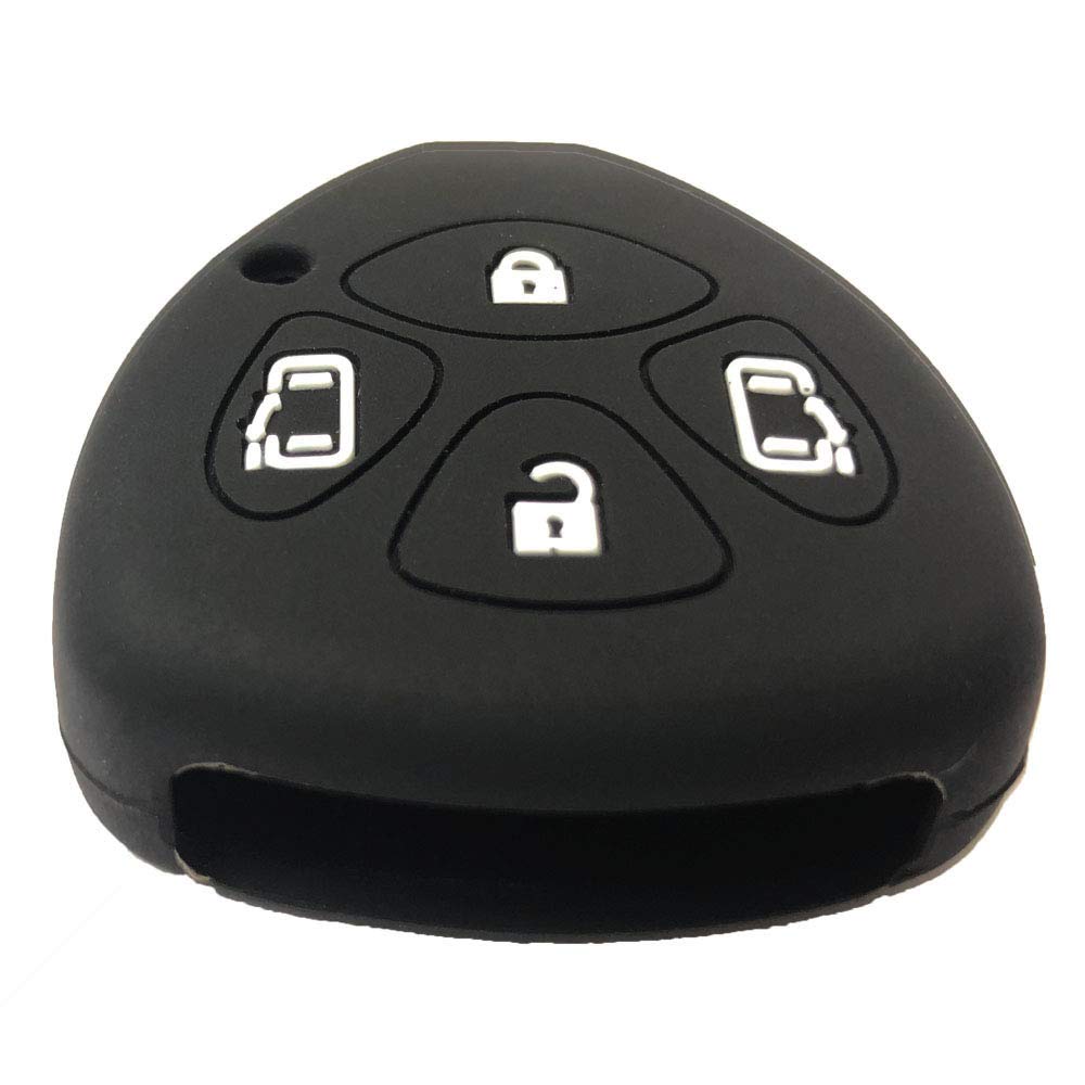 ZIAN 4 Button Blank Key Case for Toyota Cars, Smart