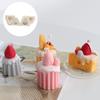 Eco-friendly Reuse Easy Cleaning Creative Mini Strawberry Mold Handmade Cake Silicone Mold Kitchen Strawberry Silicone Mold