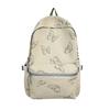 Schoolbag1011 New Student School Bag Female Junior High School Student Large Capacity Reflective Printed Bear Backpack College Student School Bag