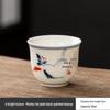 Hand-Painted Retro Ceramic Kung Fu Tea Cup Set