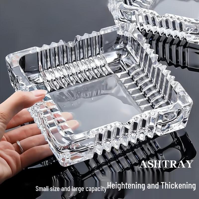 High-End Creative Crystal Glass Ashtray