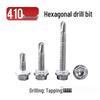 JNL 55366 410 Stainless Steel Hex Head Self-Drilling Screws