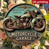 Motorradgarage Vintage Retro Metallschild Biker Man Cave Wanddekoration