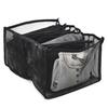 Drawer Organizer For Clothes, Black, Plastic, 9 Kmór