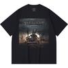 230 Gsm 100% Cotton Heavy Metal T-Shirt  Rock Band Popular Music Print Unisex Heavy Cotton T Shirt