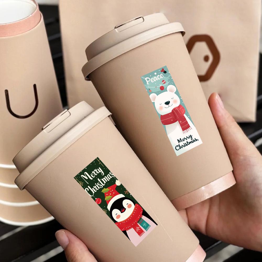 Christmas Festive Sticker Roll for Gift Wrapping and Journaling
