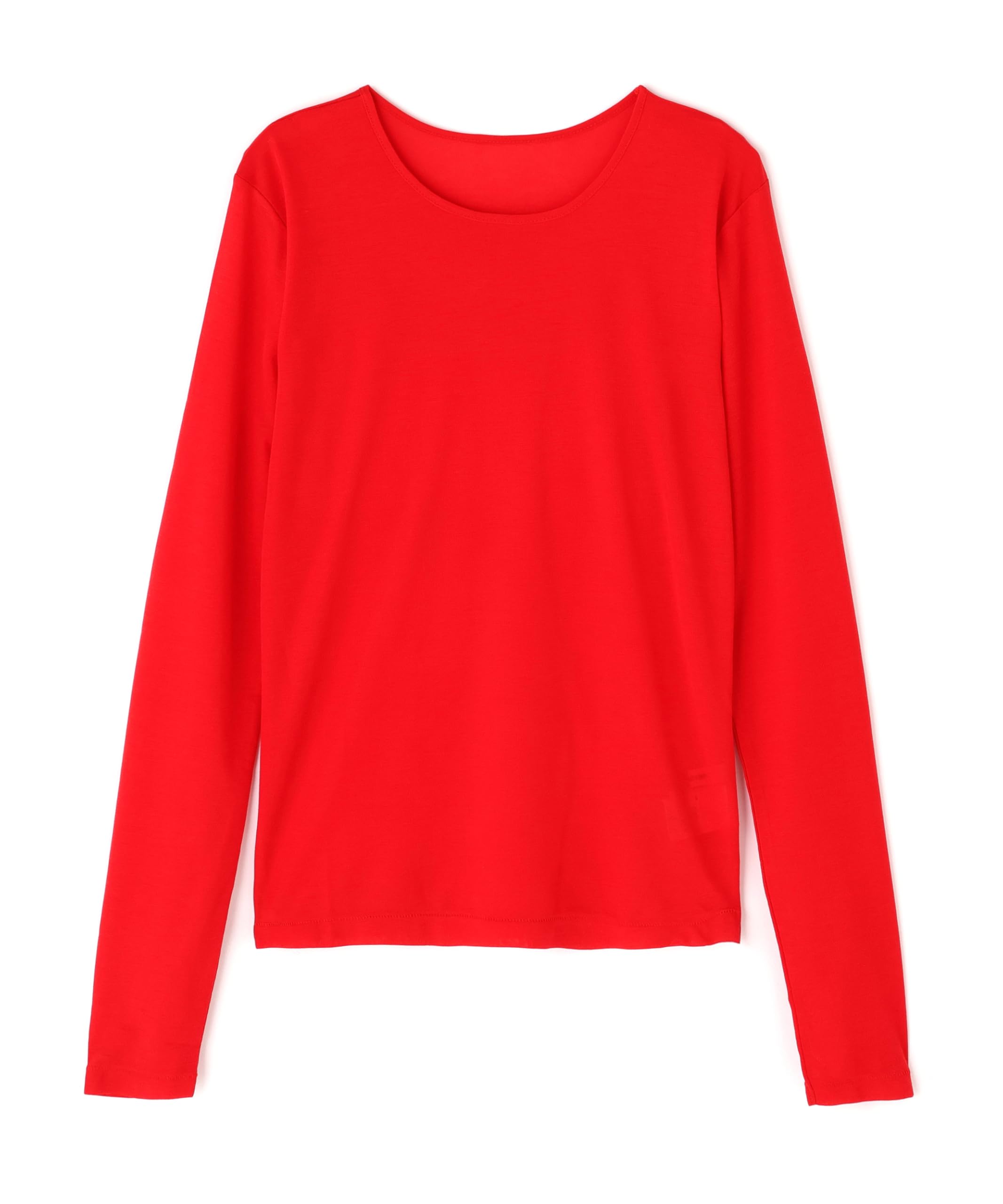 

[Natural Beauty Basic] Sheer Cut and Sew Series Crew Neck [RedFree Size]
