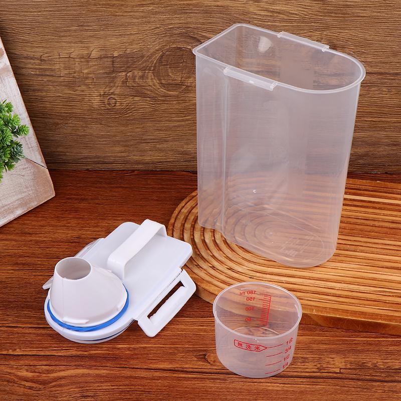 1/3/5Pcs Moisture-Proof Grain Storage Jar Sealed Rice Bucket Pet Food Container Set Kitchen Storage Box For Dry Goods