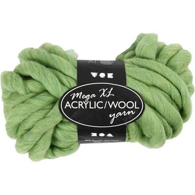 Mega XL Yarn Ball - Creotime - 300 Gr - 90% Acrylic - 10% Wool - Lime Green