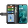 For Motorola Moto G06 4G Case Crazy Horse Texture Stand Leather Phone Cover