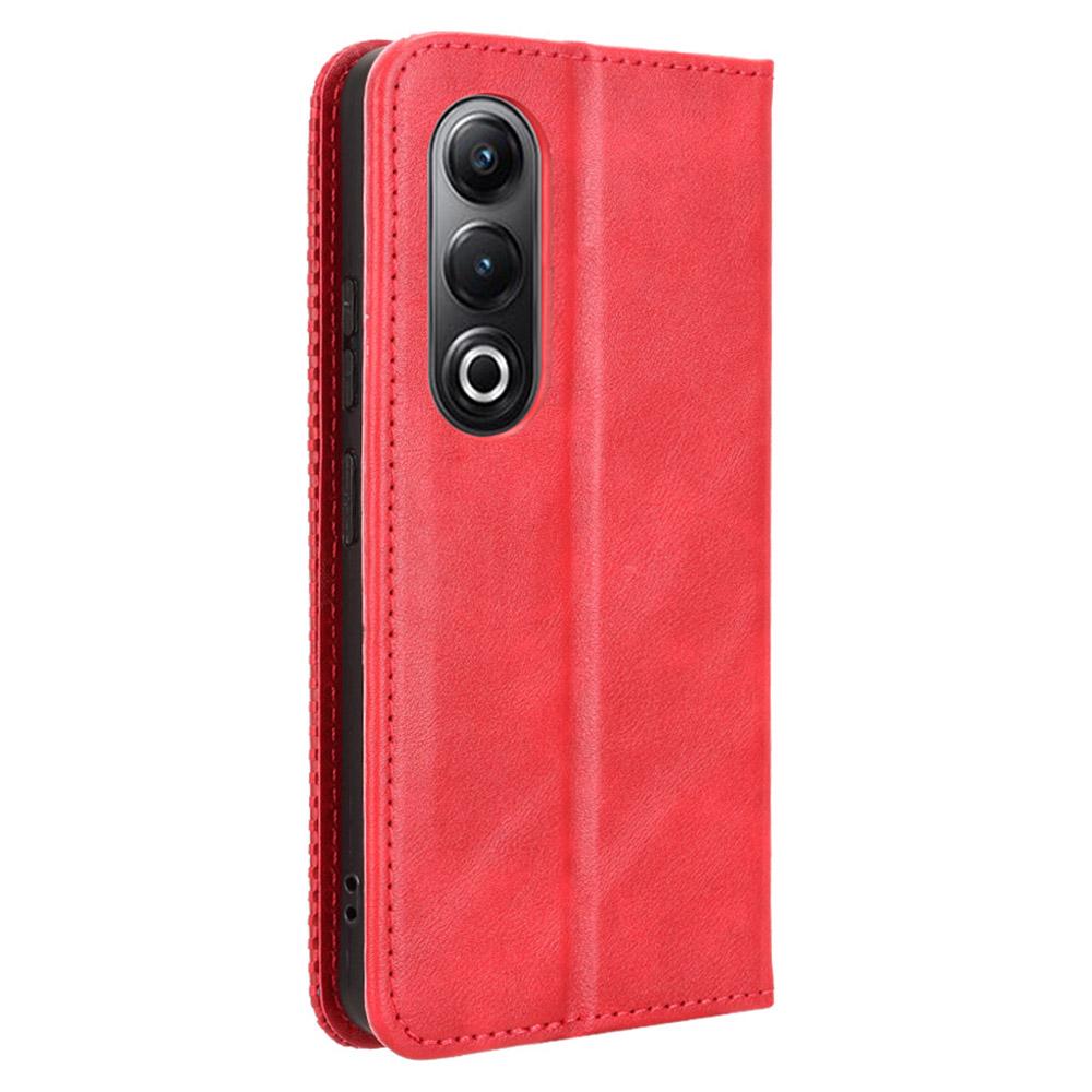 For Itel S25 4G Leather Case Wallet Stand Retro Texture Phone Cover