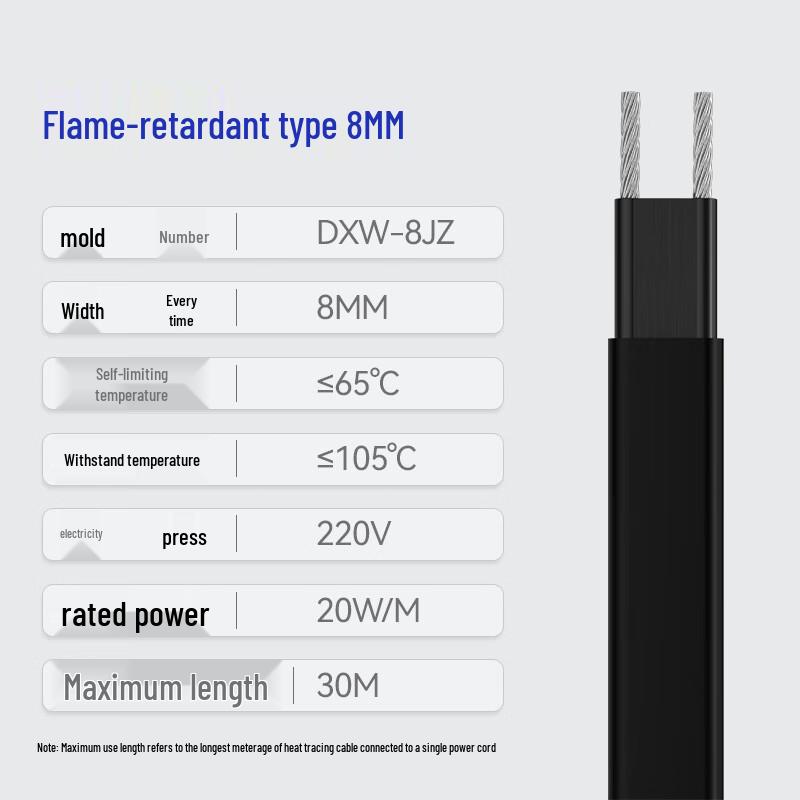 Self-Regulating Pipe Heating Cable