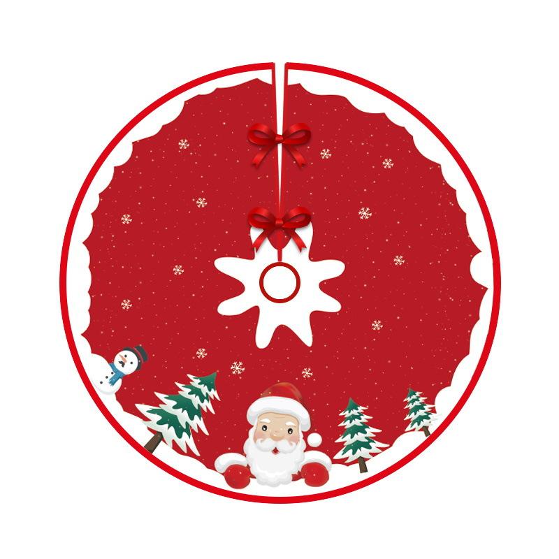Christmas Tree Dress Ornaments Holiday Decorations Printed Ornaments Christmas Atmosphere New Year Decorations Multiple Styles