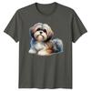 Shih Tzu Dog Lover Portrait Graphic TShirt