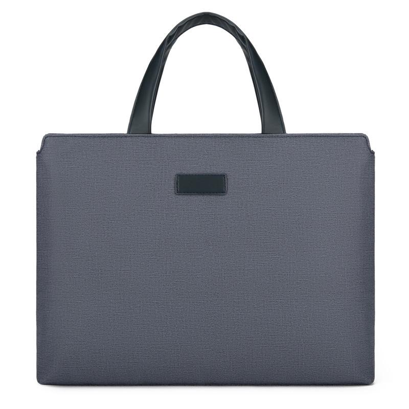 

TS JYL laptop bag,Men Oxford Cloth Briefcase Office Meeting Bag Simple PU Leather Handbag OneSize синий