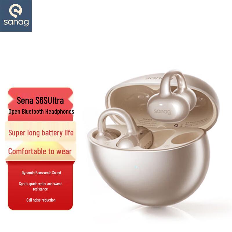 

SANAG S6S Ultra AI Ear Clip Bluetooth Earbuds