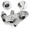 NEW-5Pcs 25Mm 1Inch Motorcycle Clutch Lever Mount Holder For Honda Shadow 600 VT750 Silver Aluminum Alloy
