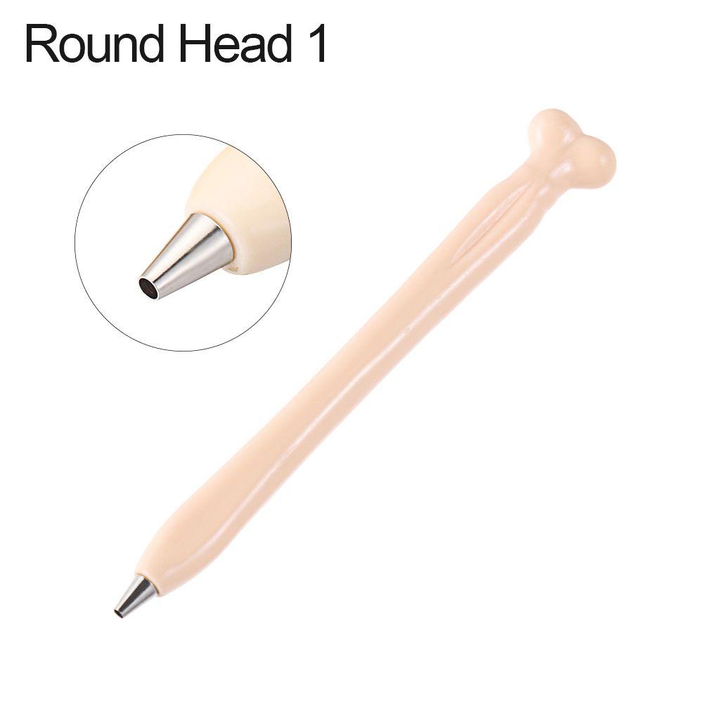 

Вышивка Забавная форма кости 5D Алмазная живопись Инструмент для алмазной живописи Вышивка крестом Ручка для точечной выкладки Round head 1