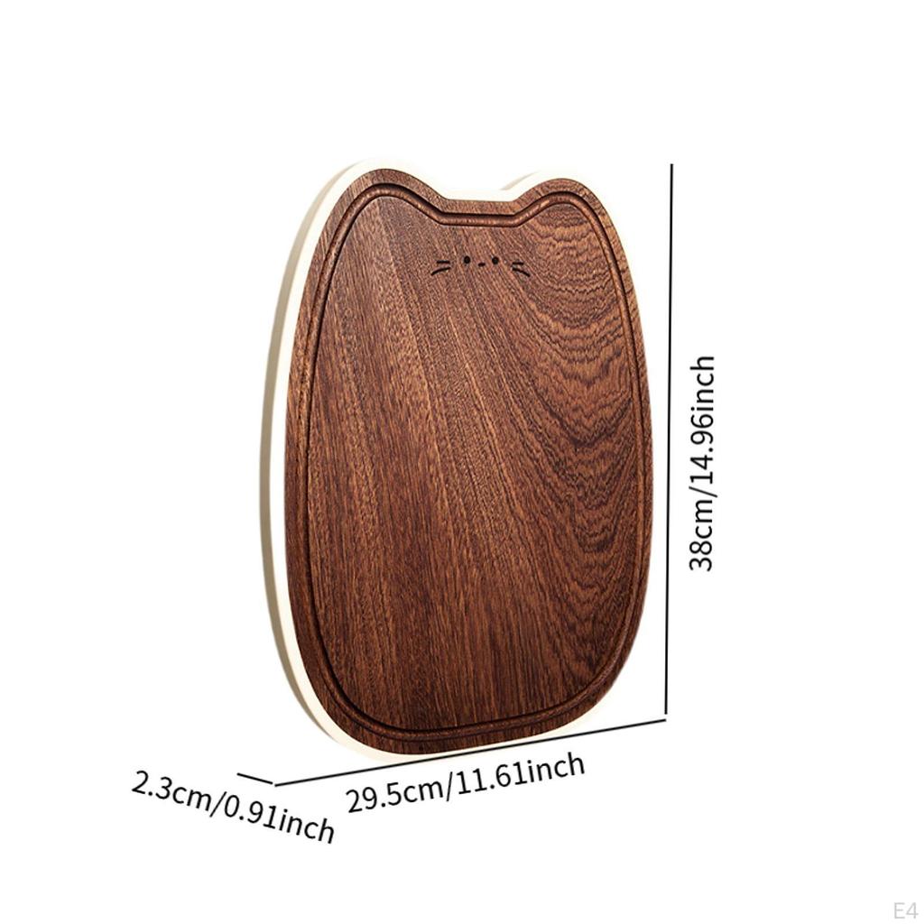 Holzschneidebrett Hackbrett Küchenhelfer Multifunktionale Lebensmittelablage Käse Servieren