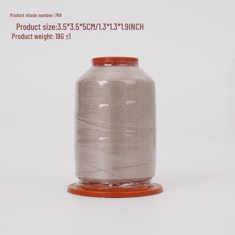 Polyester Sewing Thread: 100 Colors, 500 Yards, Fine Two-Strand, High-Speed, for Hand Sewing