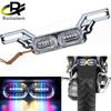 Ruitaisen Motorcycle RGB DRL Strobe Brake Lamp LED Flash Stop Light Flow Colorful LED License Plate Tai Police Warning Day Light