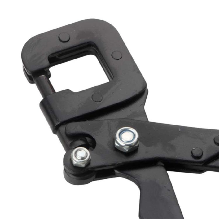 Heavy Steel Punching Plier Tool For Construction Professionals Featuring Slip Resistant Handle And Compacts Design