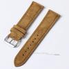 Vintage Suede Leather Watch Strap 18mm 19mm 20mm 21mm 22mm 24mm Brown Grey Handmade Watchband Universal Replacement Wristband