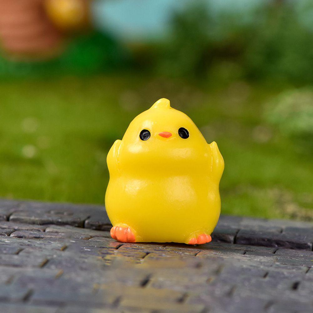 Decor Hen Chicken Miniatures Figurines Fairy Garden Ornaments Home Decorative Micro Landscape