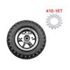 8 inch Pneumatic Wheel 200x50 Tire Inner Tube With 6 Holes Alloy Hub 10mm Bearing Diameter for Electric Scooter E-bike Parts