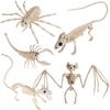 Halloween Dekoration Tier Skelett Knochen Gruselige Spinne Fledermaus Maus Skorpion Eidechse Knochen Ornamente Hallowmas Horror Requisiten Party