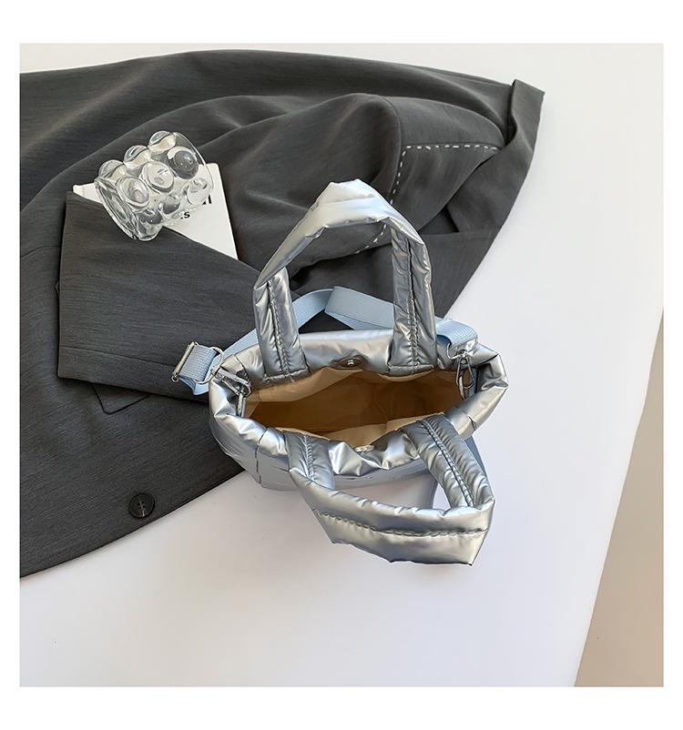 Dames Gewatteerde Katoenen Crossbody Tote Tas