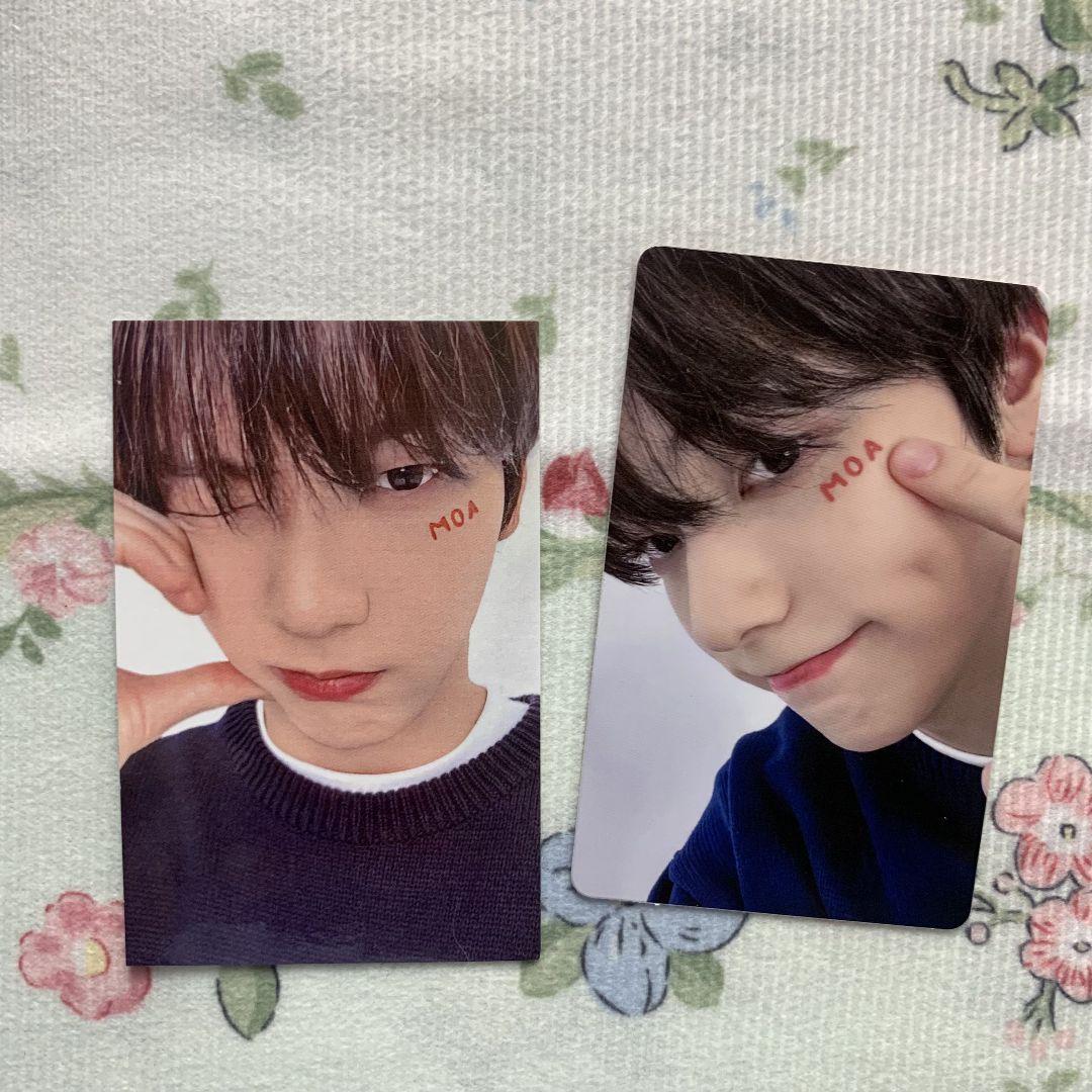 

[USED] TXT FANLIVE MOAZONE Trading Cards (2 cards) Soobin FC Bonus