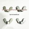 Galvanized Cast Iron Wing Nut - Butterfly Shape