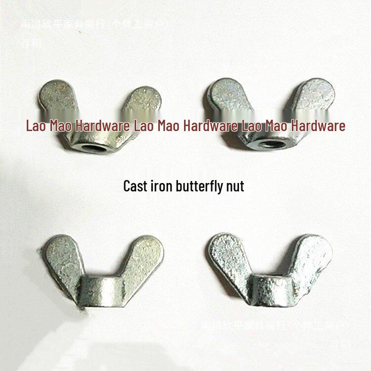 Galvanized Cast Iron Wing Nut - Butterfly Shape