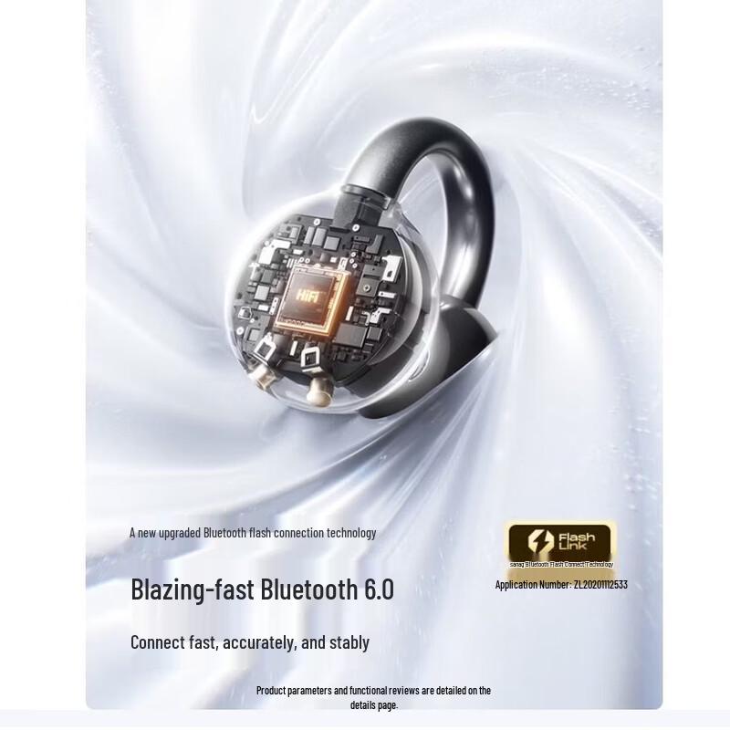 SANAG S7S Ultra Wireless Air Conduction Sport Ear Clip Headphones