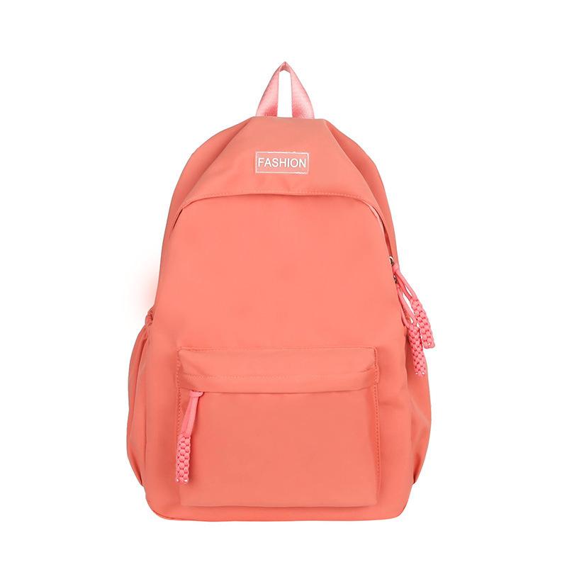 Backpack Female Junior High School High School Student School Bag Ins Japanese Simple Versatile Large Capacity Travel Backpack Male
