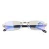 1Pc Men Smart Glasses with Automatic Adjustment Magnifying Reading Glasses Progressive Multifocus Anti-blue Light Eyewear 0-+4.0