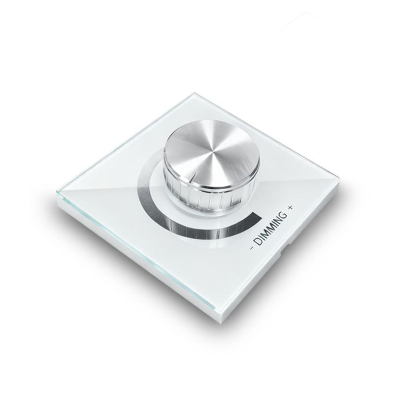 86 Knob LED Dimmer Panel: 12V Low Voltage Glass Controller for Strip Lighting