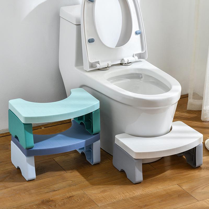 Adult Thickened Plastic Bathroom Squatting Footstool