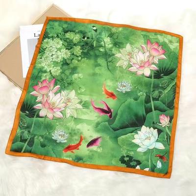 Women's Soft Small Square Scarf | Versatile Elegant Square Silk Scarf with Stylish Patterns Perfect As a Scarf or Neck Accessory 70*70cm