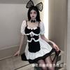 Sexy Underwear Cute Soft Girl Japanese Black and White Maid Maid Suit Cos Lolita Large Size