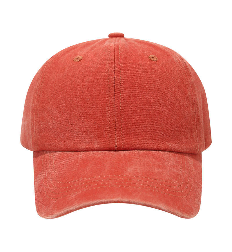 Einfarbige gewaschene individuelle Stickerei Unisex Vintage Dad Hat Baseballkappe