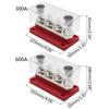 Bus Bar 300A 600A Terminals Power Distribution Block Busbar for Car Boat Pickup