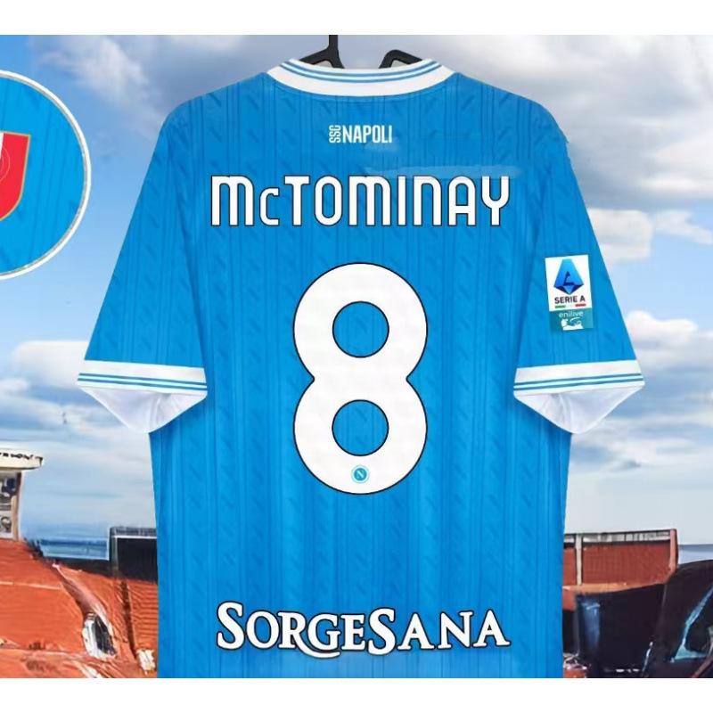 2526 Napoli home De Bruyne jersey Maradona McTominay Lukaku fan version S