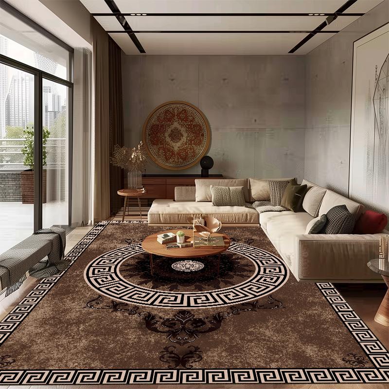 Persian Carpet Large Area Living Room Decoration Home Mat Comfortable Soft Bedroom Bedside Rug Non-slip Washable Lounge Rug