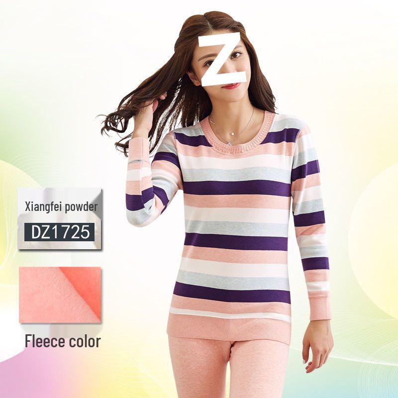 Women's Warm Fleece Set for Mid-Aged and Elderly: Cozy Winter Underwear for Mothers and Grandmothers