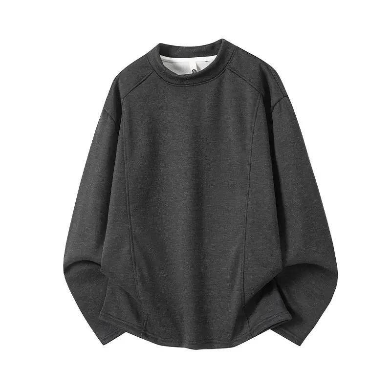 2026 Frühling Herbst Herren Lockere Hoodies Herren Schwergewicht Übergroßes T-Shirt Mann Streetwear Mode Sweatshirt Männlich Fleece Pullover